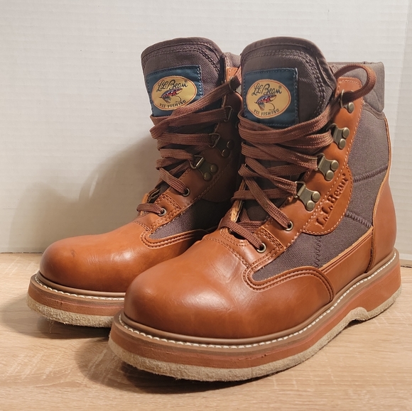 L.L. Bean Shoes Llbean Outdoor Fly Fishing Brown Wading Boots
